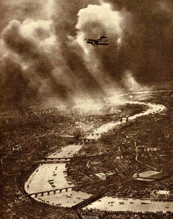London by Alfred Buckham, pioneer of aerial photography.