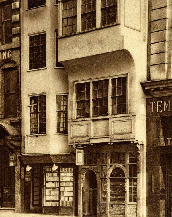 Old houses in the Strand