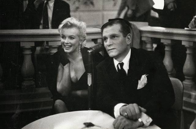 Behind the Glamour: Marilyn Monroe and Laurence Olivier at a 1956 Press Conference