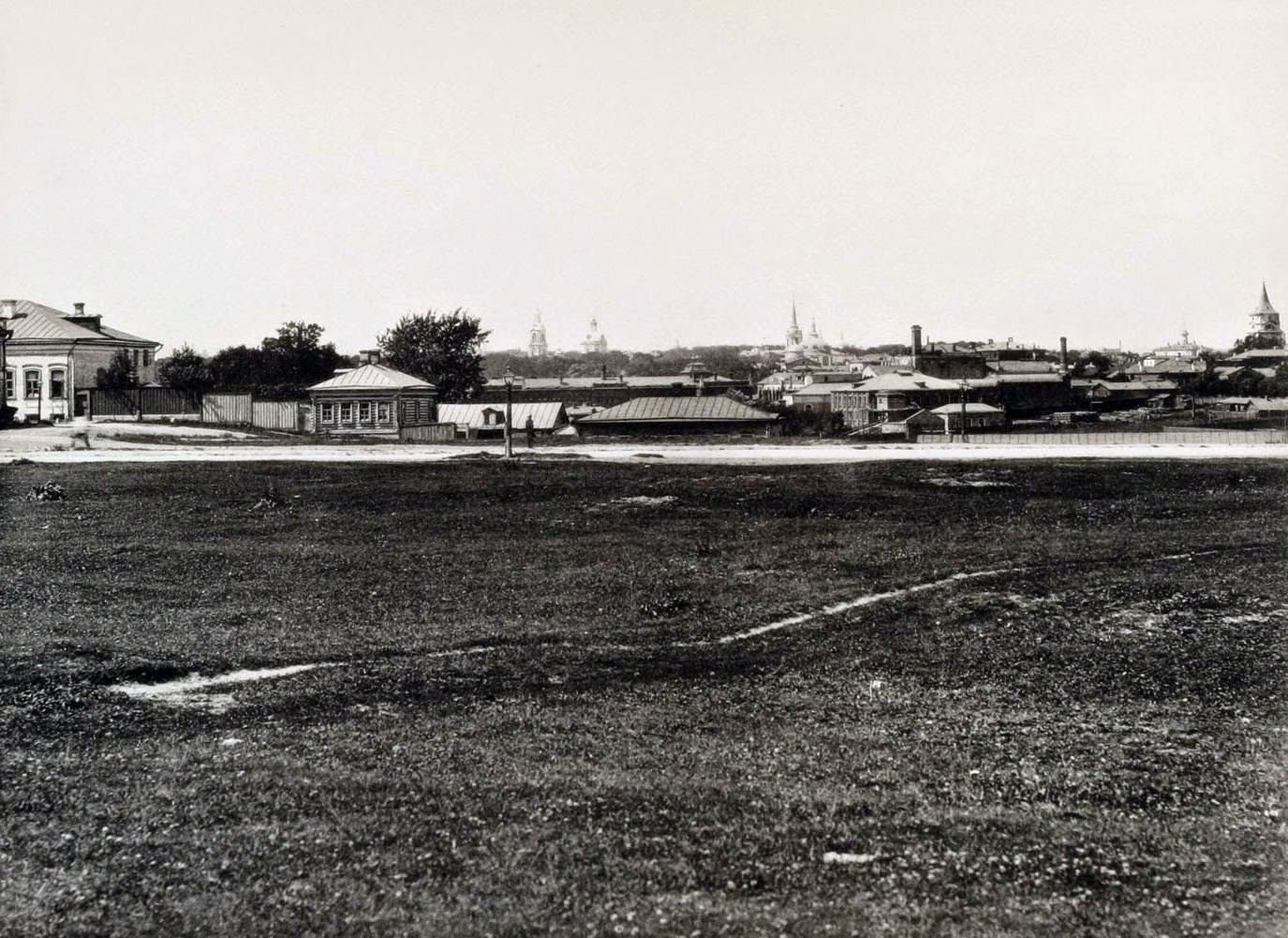 View of the area near the Red Barracks, 1880s.