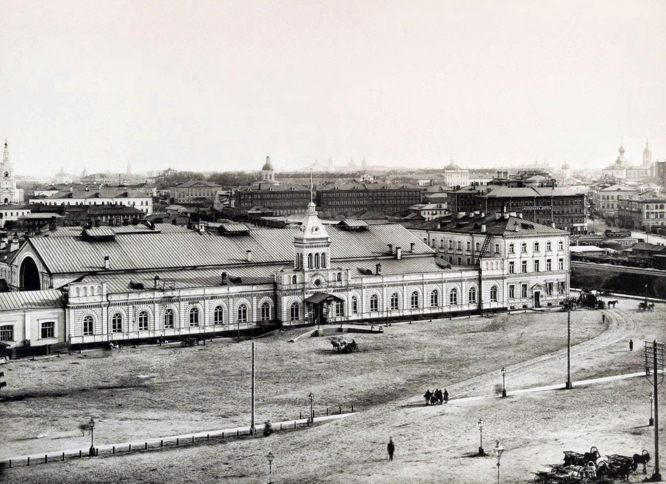 Station of the Moscow-Ryazan Railway, 1880s.