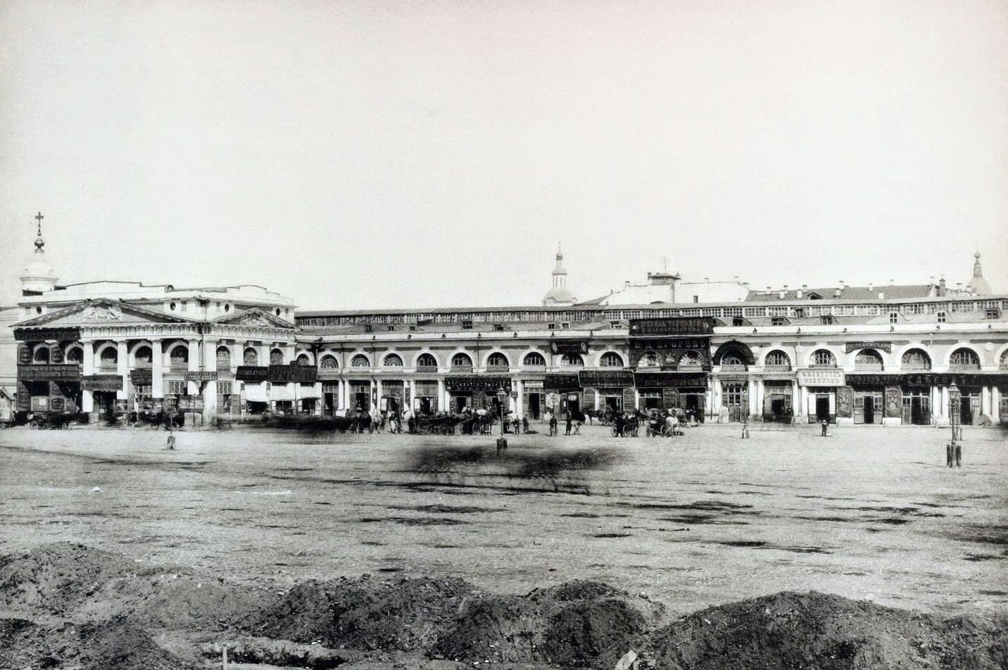 View of the left part from Red Square, 1880s.