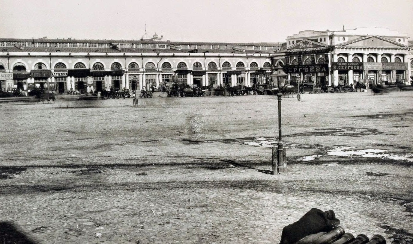View of the right part from Red Square, 1880s.