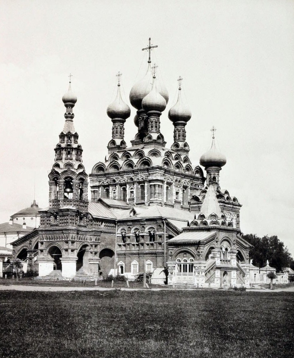 Church in the village of Ostankino, Moscow District, 1880s.