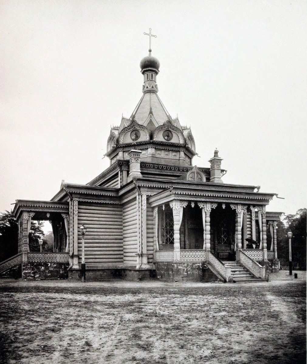 Church in Sokolniki, 1880s.