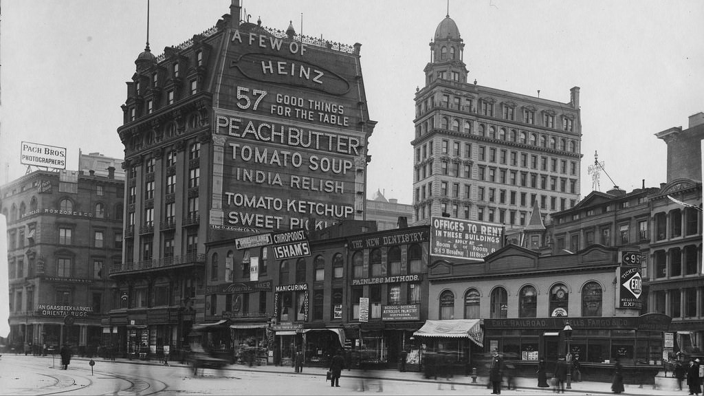 Broadway and 23rd Street (before the Flatiron Building), 1899