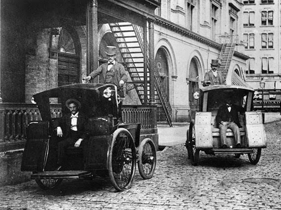 First Electric Taxis, 1896