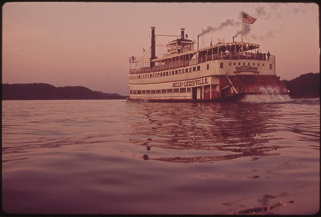 Steamboat On The Ohio River, June 1972