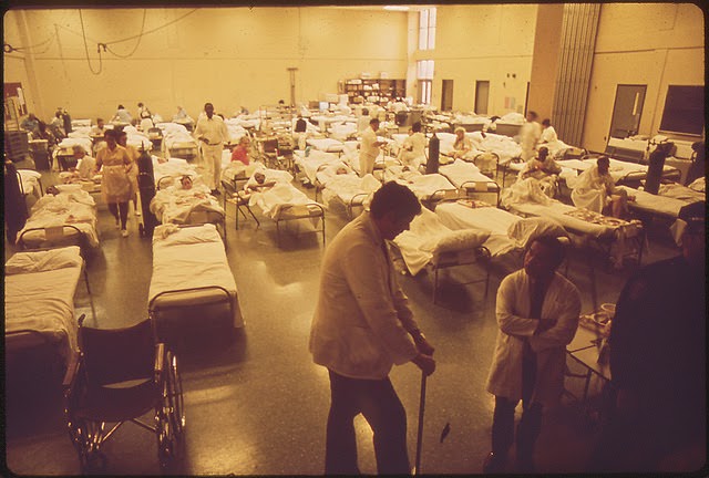 Louisville Mayor Frank Burke Ordered 4,800 Residents Of The Waterfront Area Known As Portland, To Evacuate, April 1972