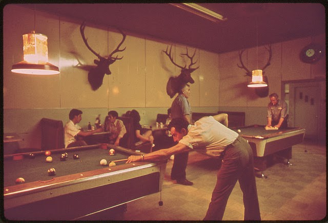 Pool Hall, April 1972