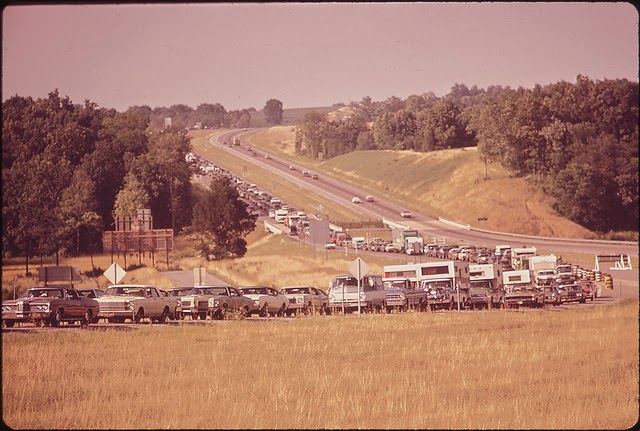 Traffic On Highway 25 Exit Off Of Interstate 65, September 1972