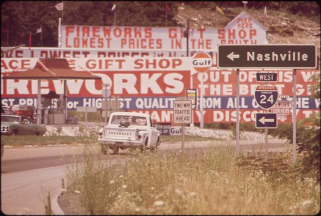 Visual Pollution Along Interstate 24, September 1972