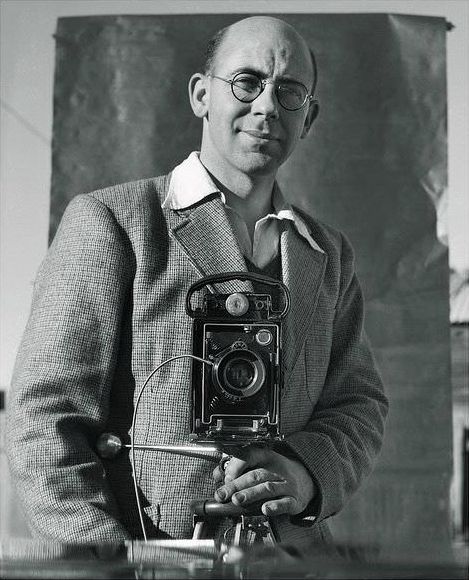 Keen amateur photographer, surname of Little, from Victoria, Australia, takes his own portrait in something shiny.