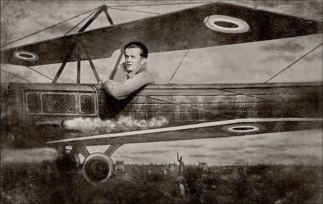 A popular photograph featuring an airplane.