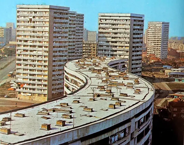 “The Cucumber” building, Burgas, Bulgaria.