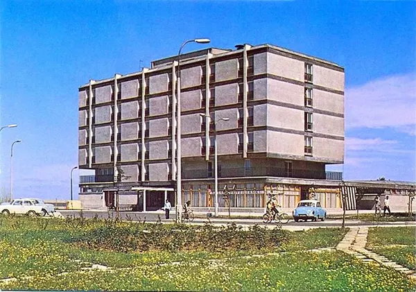 Hotel Polonez, Łomża, Poland, built in 1974.