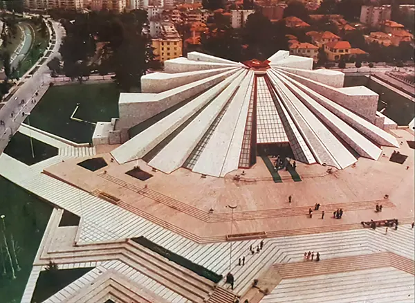 “Enver Hoxha” Museum, Tirana, Albania, built in 1988.