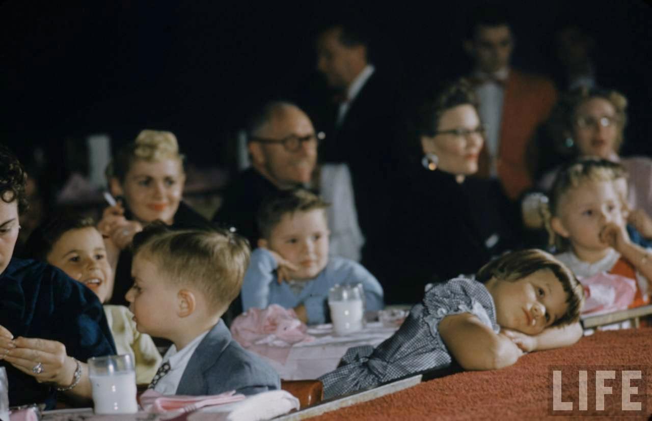 Vintage Photos Show Sunday Children’s Matinee at Moulin Rouge, Paris, 1950s