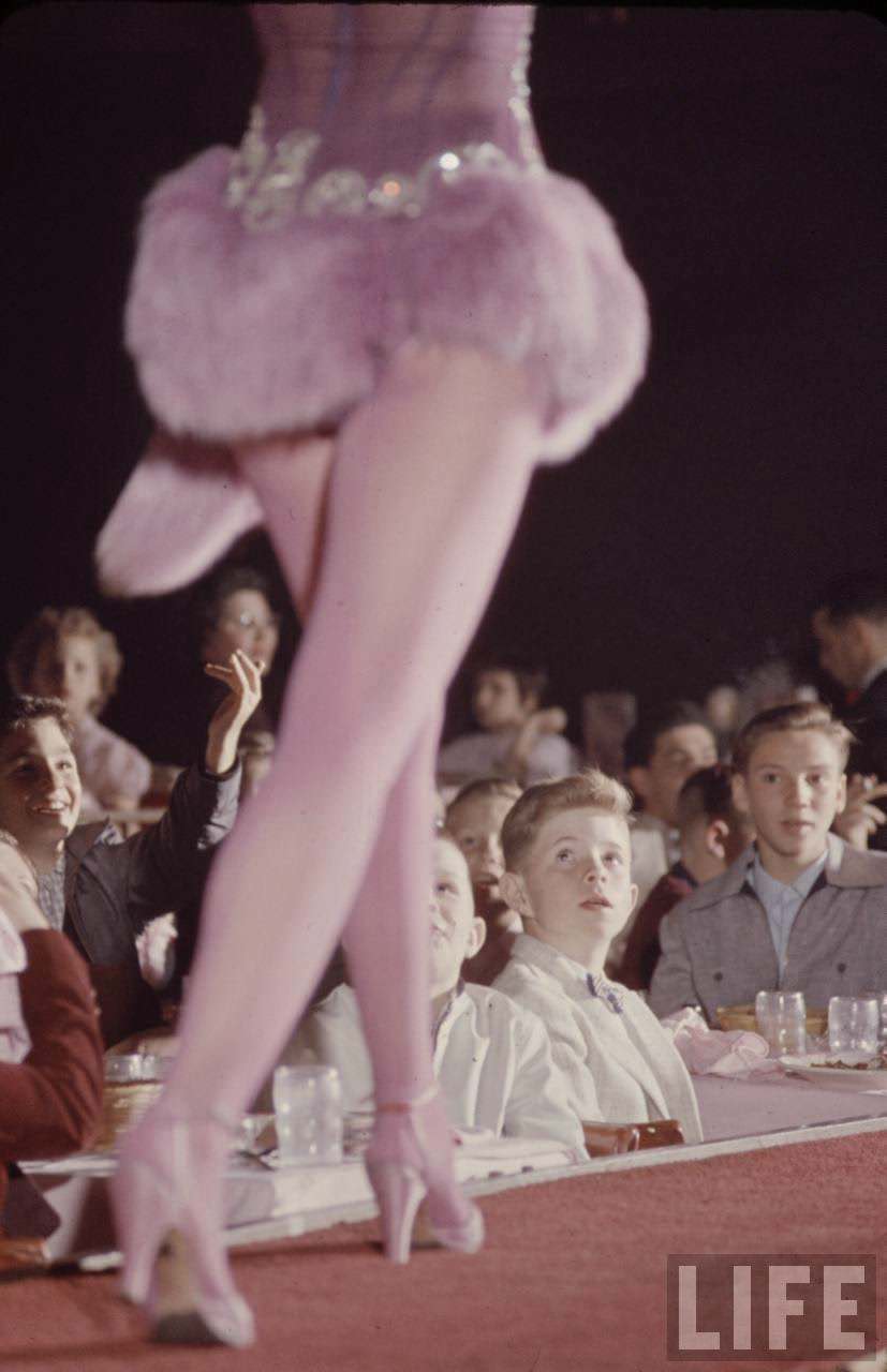 Vintage Photos Show Sunday Children’s Matinee at Moulin Rouge, Paris, 1950s
