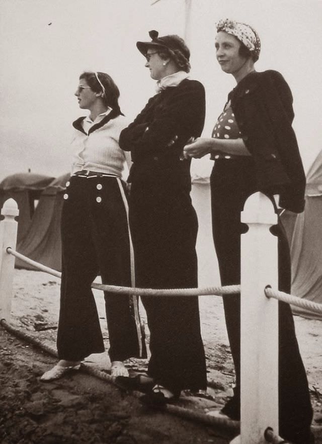 When Pants Went Glam: The Rise of Super High-Waist, Wide-Leg Trousers for Women in the 1930s