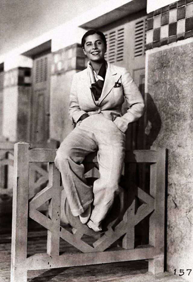When Pants Went Glam: The Rise of Super High-Waist, Wide-Leg Trousers for Women in the 1930s