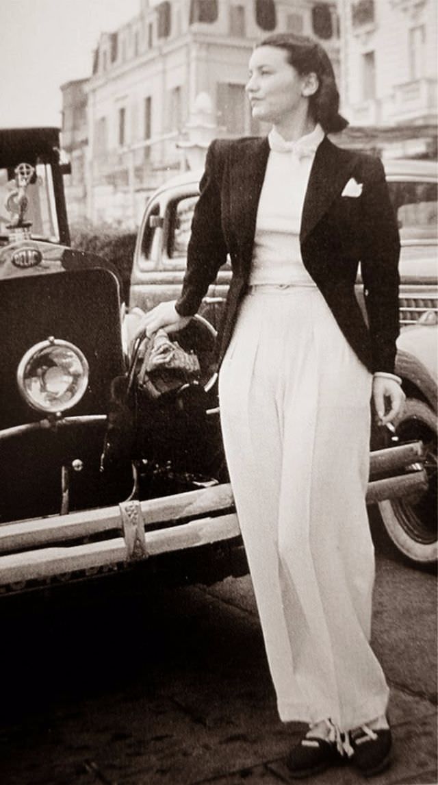 When Pants Went Glam: The Rise of Super High-Waist, Wide-Leg Trousers for Women in the 1930s