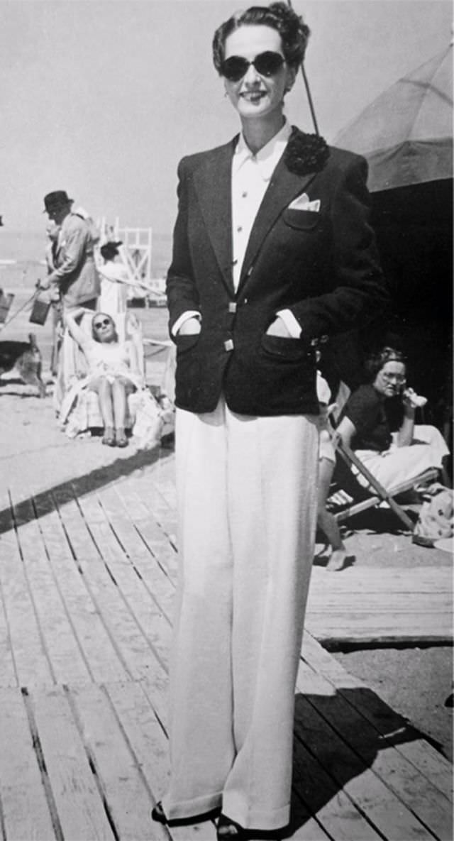 When Pants Went Glam: The Rise of Super High-Waist, Wide-Leg Trousers for Women in the 1930s