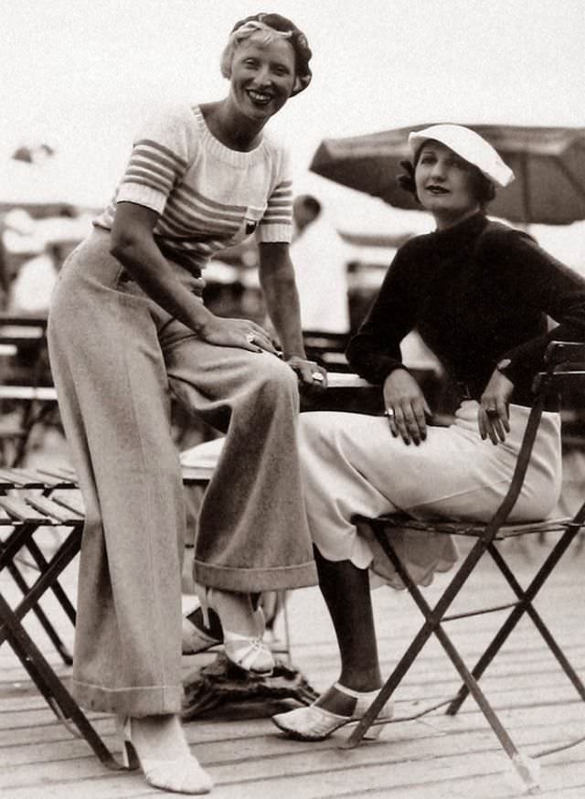 When Pants Went Glam: The Rise of Super High-Waist, Wide-Leg Trousers for Women in the 1930s
