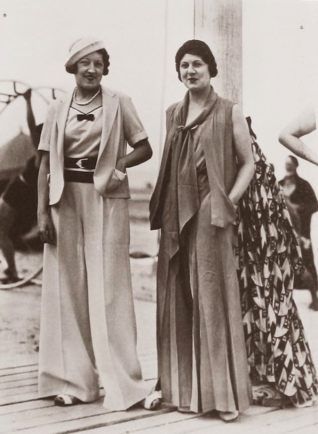 When Pants Went Glam: The Rise of Super High-Waist, Wide-Leg Trousers for Women in the 1930s