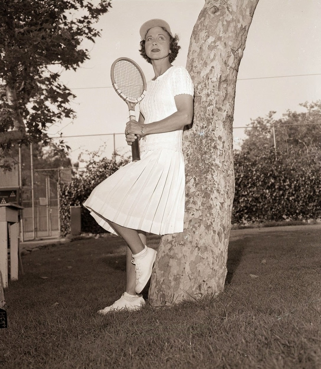 Helen Wills Moody, 1954.