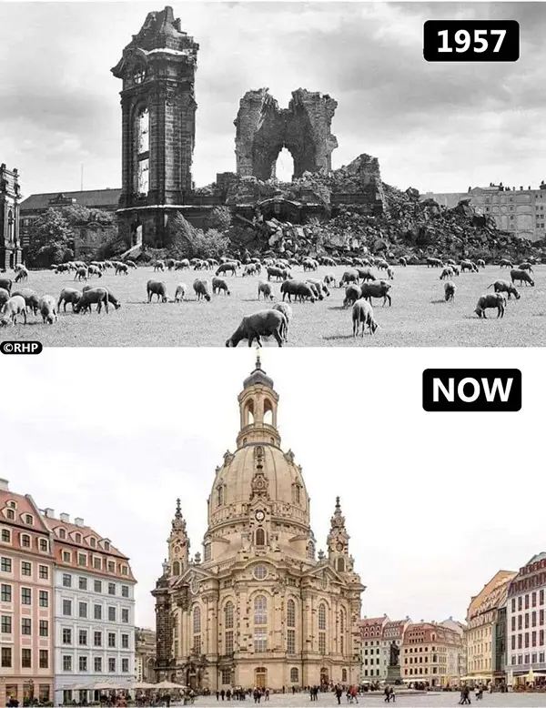 Dresden, Germany: A city rebuilding its architectural soul after the devastation of WWII bombings.