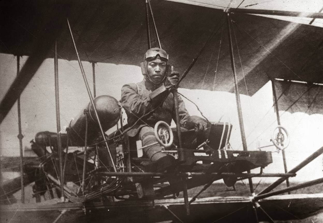 Japanese aviator, 1914.
