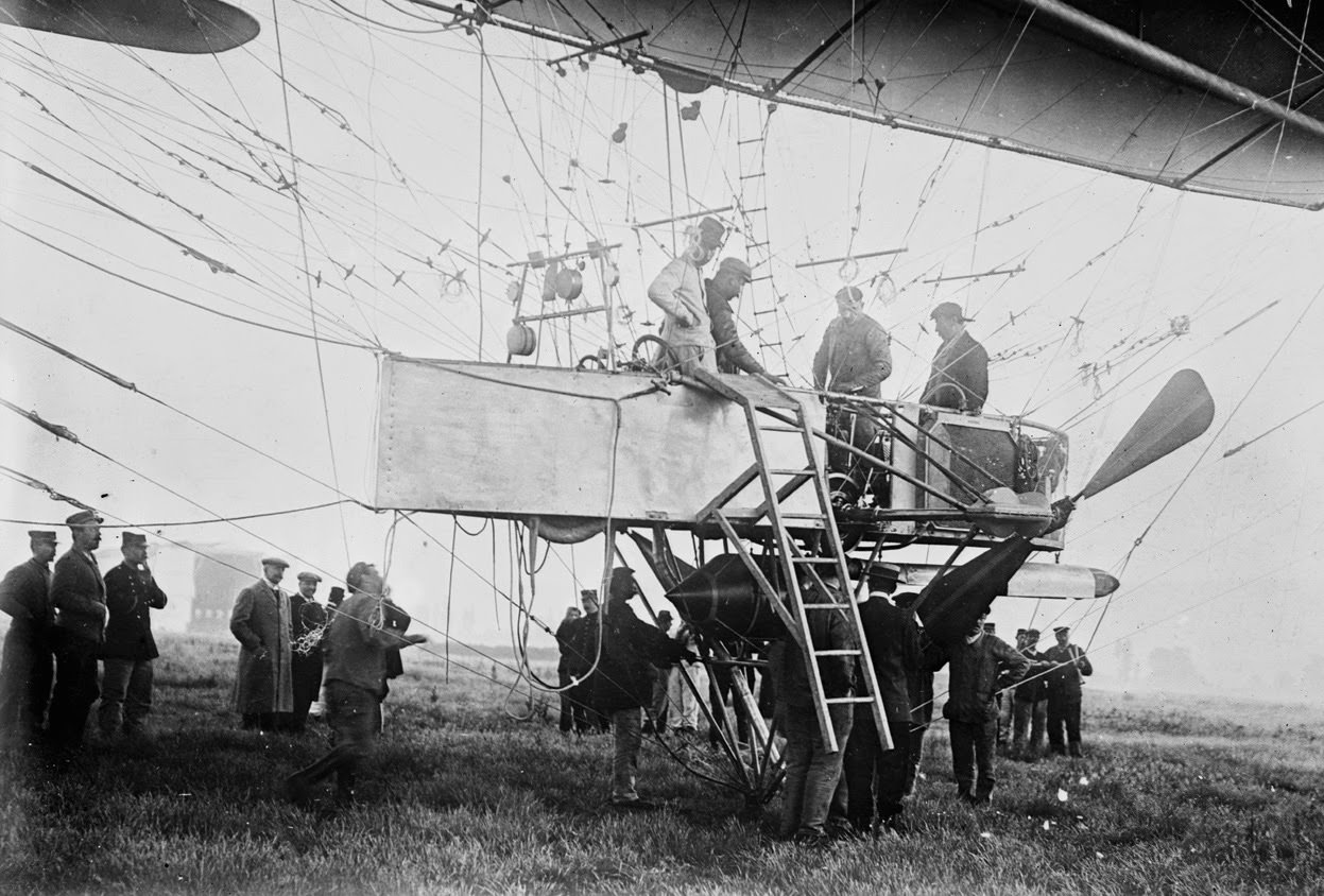 Car of French Military Dirigible "Republique."