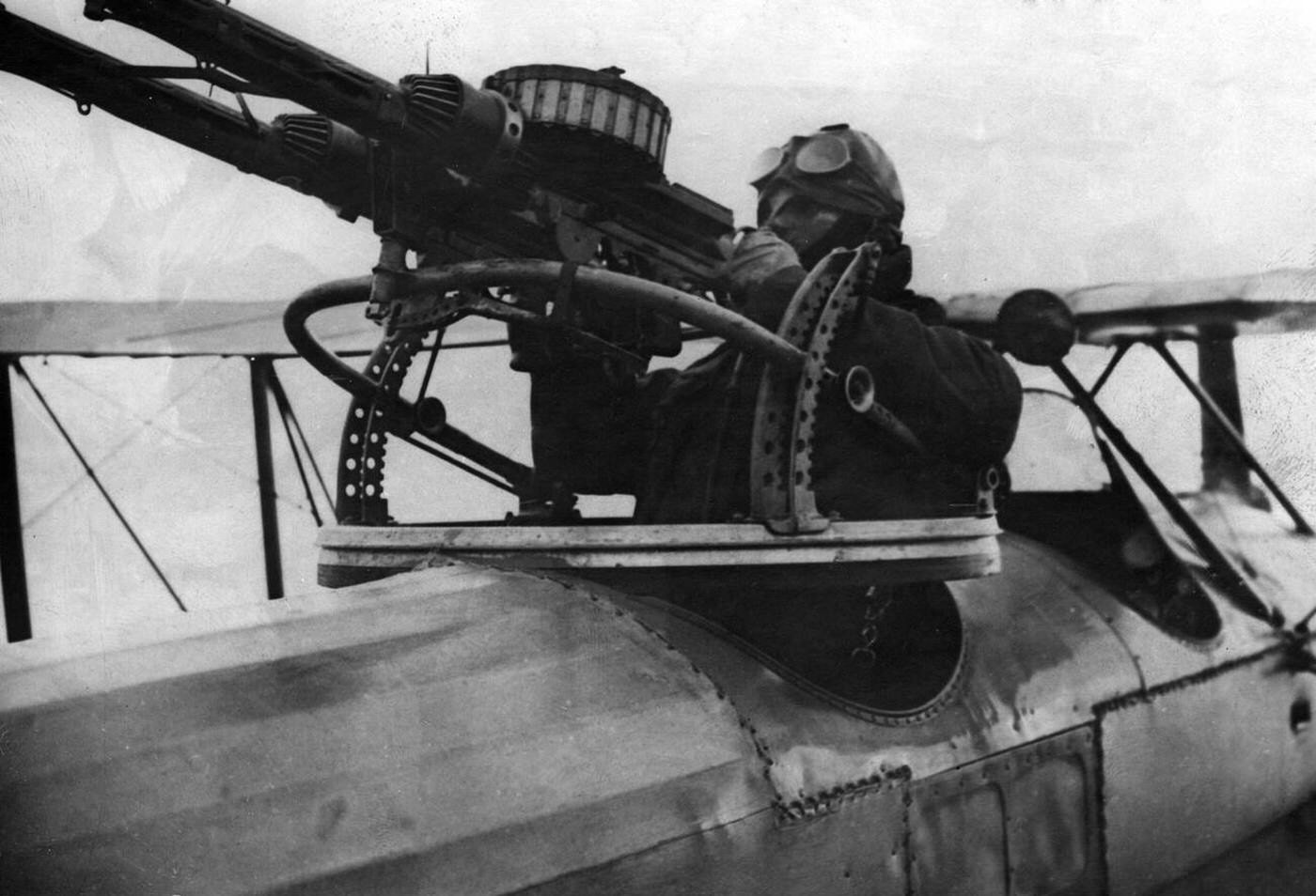 French fighter pilot in World War I, 1914-1918.