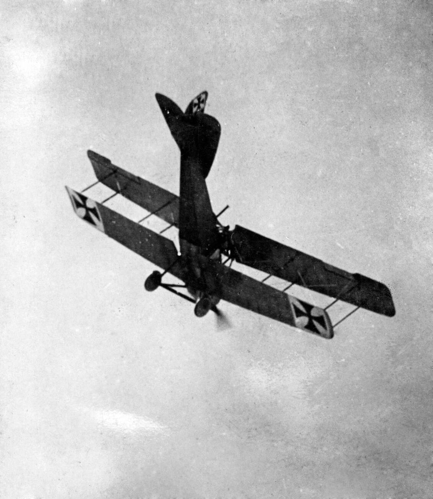 Max Immelmann in his fighter, 1914-1918.