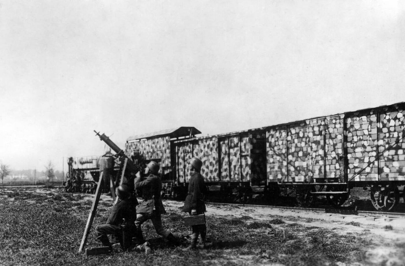 German Anti-aircraft warfare during the First World War, 1914-1918.