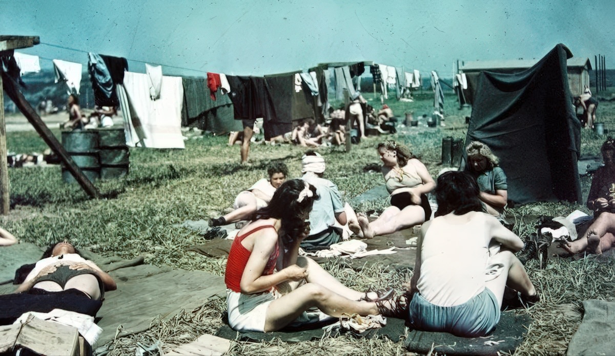 Color Photos of Women in WWII