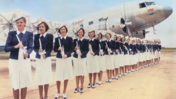 Flight Attendant Fashion 1930s-1970s