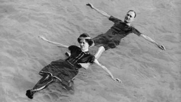 Swimming lessons century ago