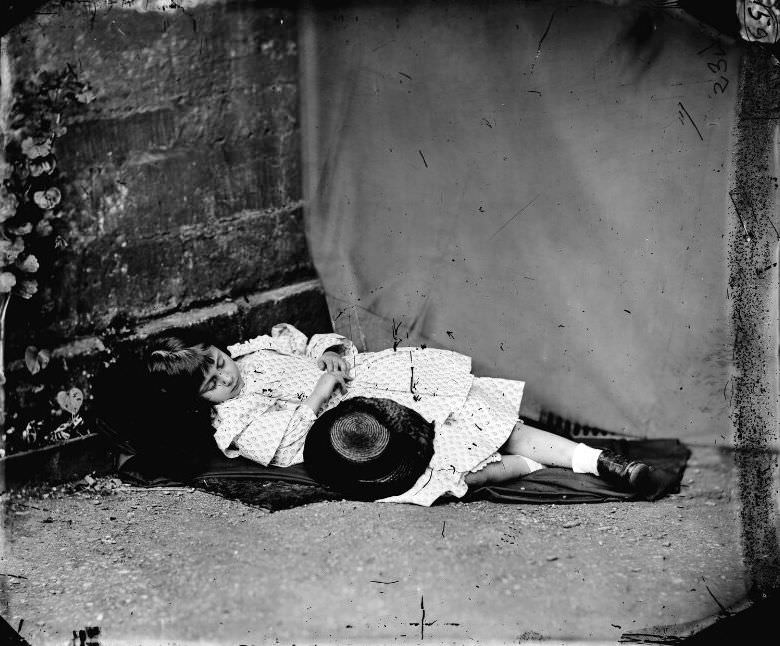 Alice Liddell in Summer 1858.