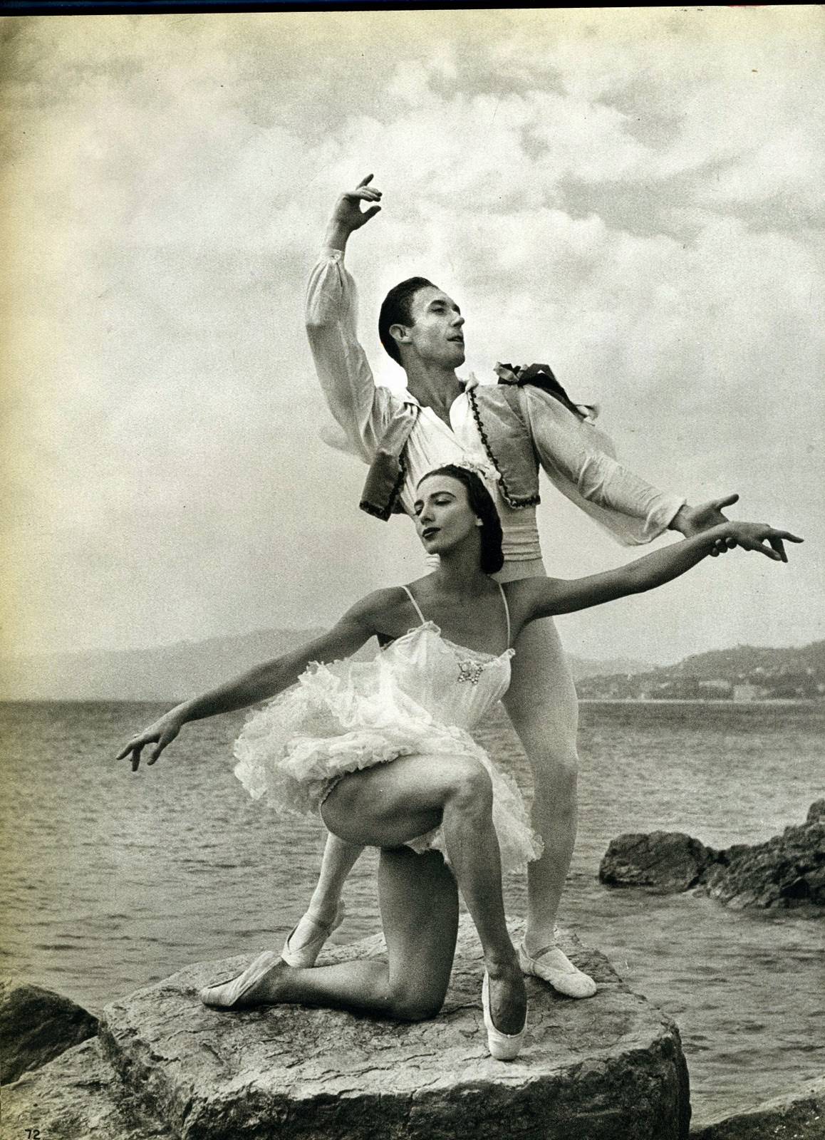 Beautiful and Dramatic Vintage Ballet Portraits Taken by Photographer Serge Lido