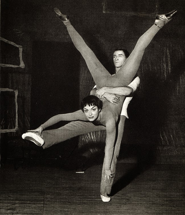 Beautiful and Dramatic Vintage Ballet Portraits Taken by Photographer Serge Lido