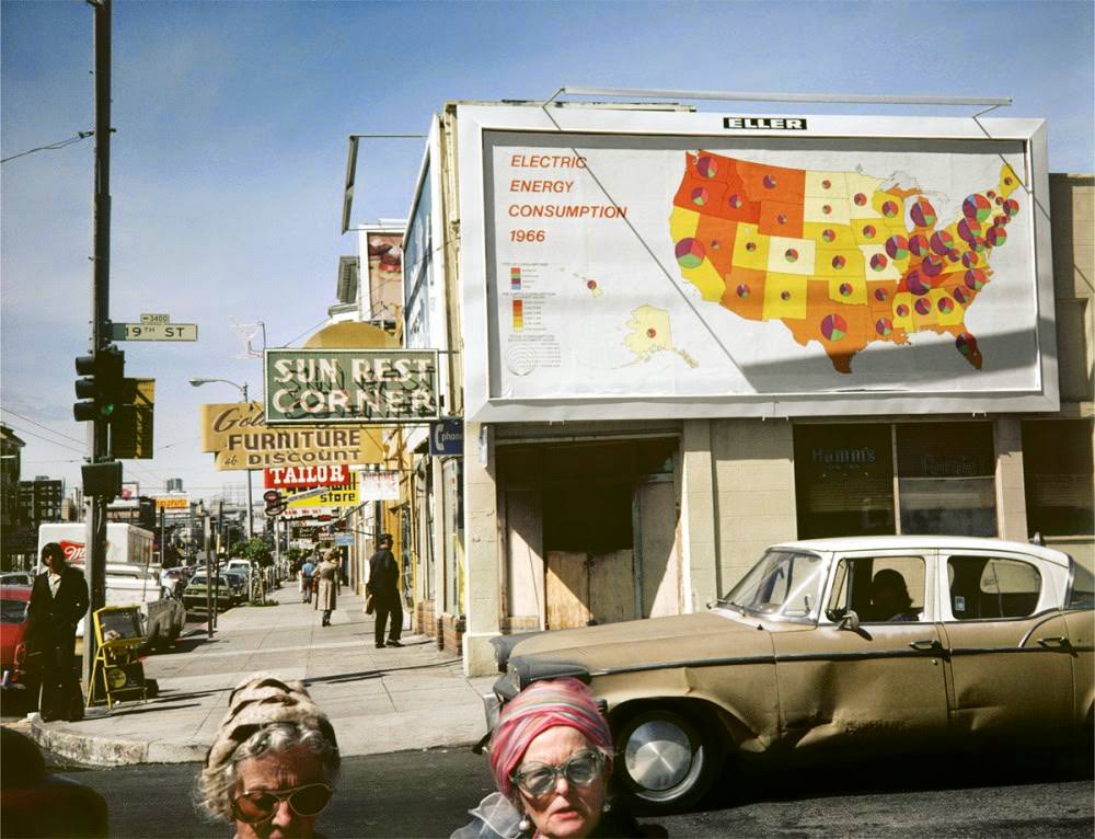 Electric Energy Consumption, from the series Sixty Billboards, 1976