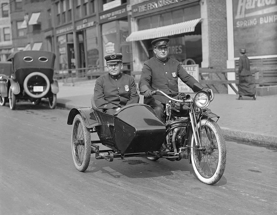 Capt. Bernard J. Hoppe of the Boston Traffic squad