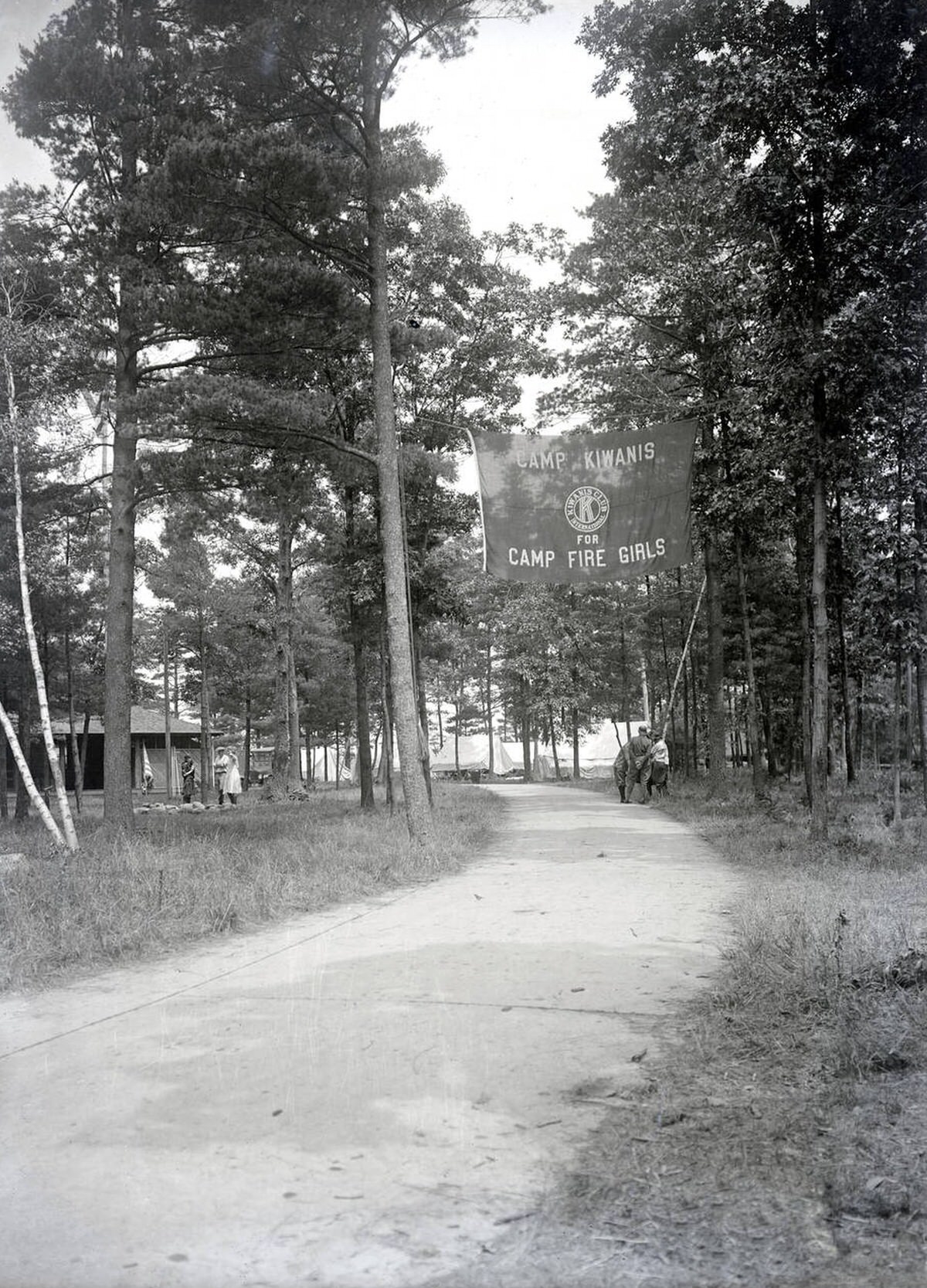 Kiwanis Club for Camp Fire Girls campground, Hanson, 1925