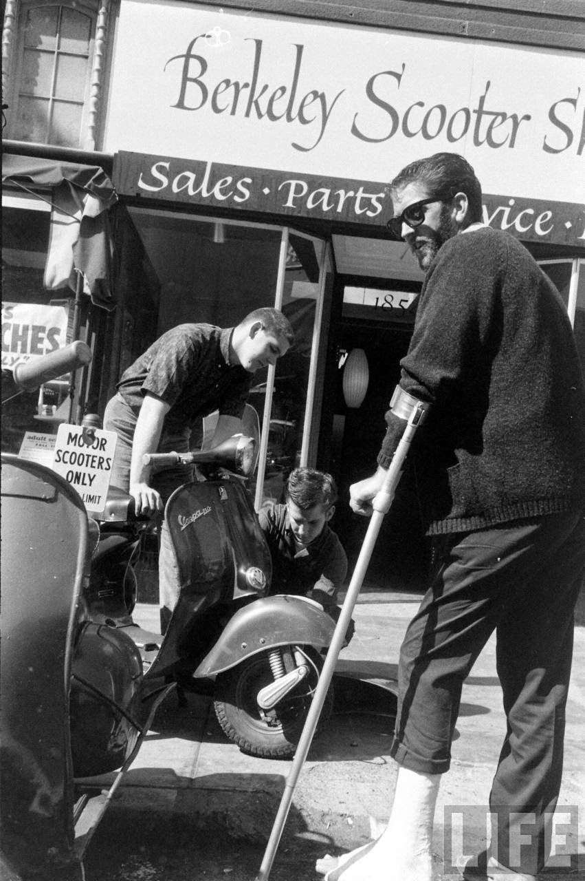 Like Angry Hornets: Vintage Photos of the Great California Motor Scooter War of the 1960s