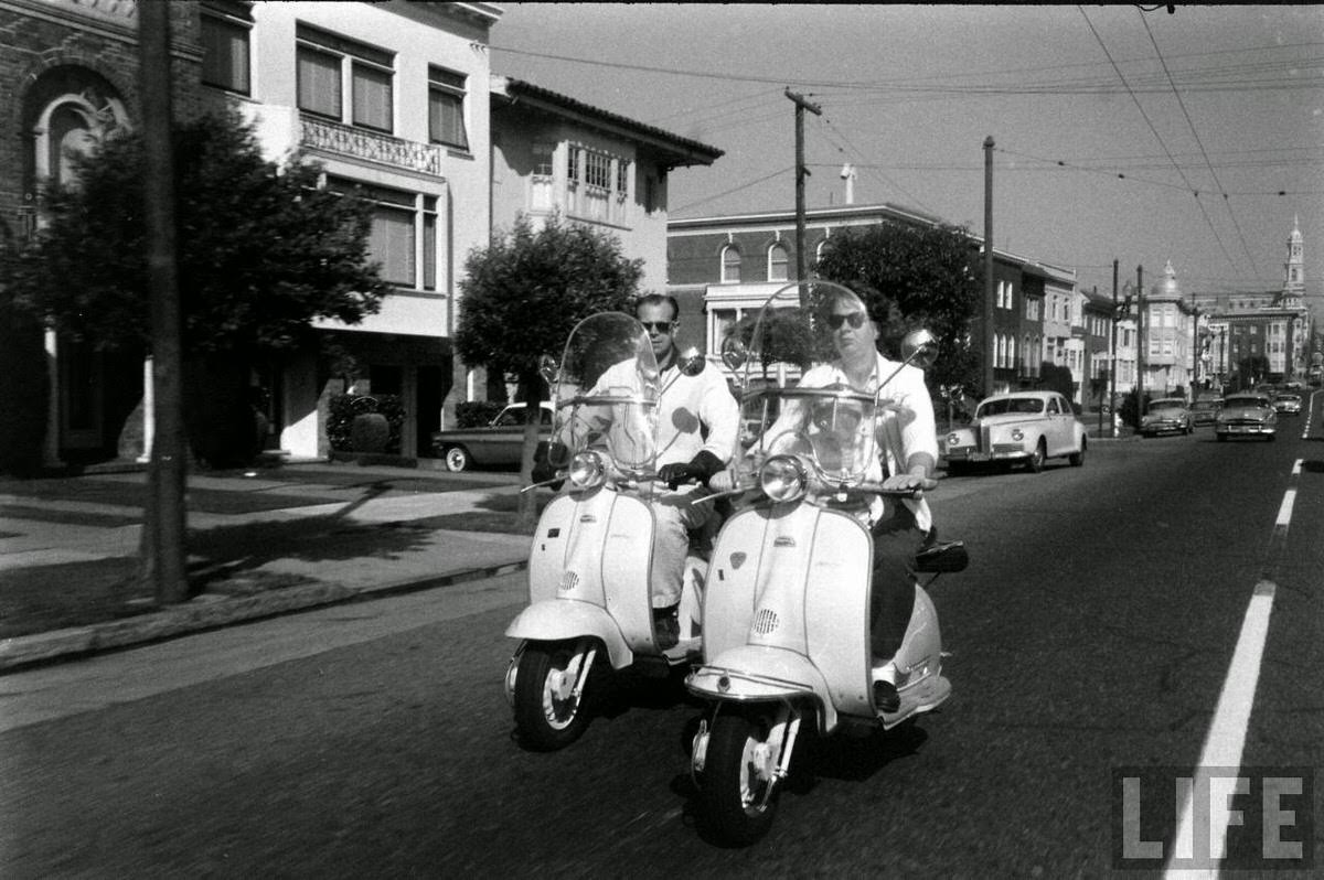Like Angry Hornets: Vintage Photos of the Great California Motor Scooter War of the 1960s