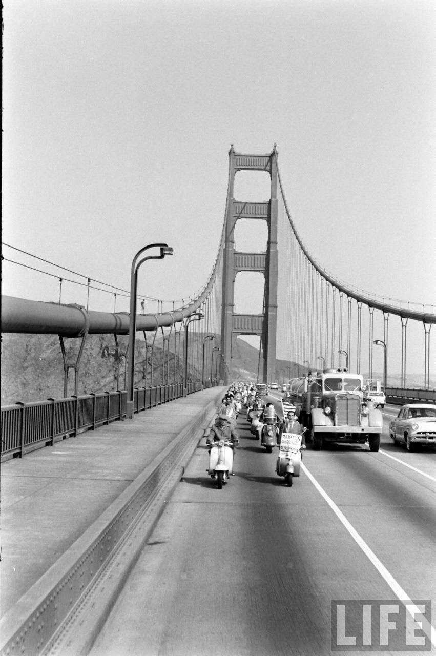 Like Angry Hornets: Vintage Photos of the Great California Motor Scooter War of the 1960s
