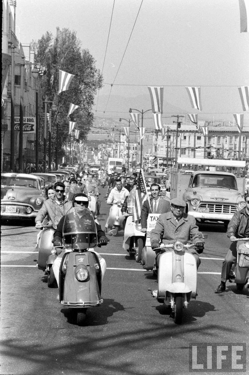 Like Angry Hornets: Vintage Photos of the Great California Motor Scooter War of the 1960s