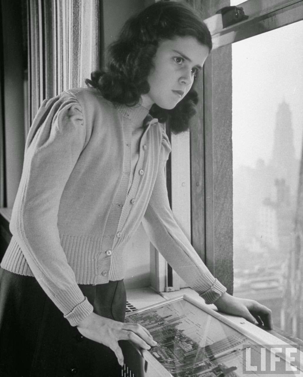 Twin sweater sets, similar to those popular in colleges, are good for teenagers, too.